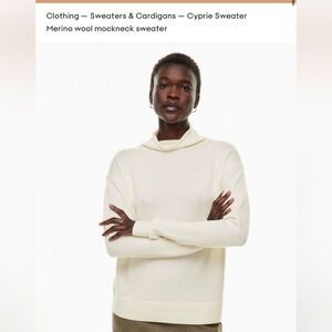 Wilfred Cyprie Sweater Small Light Birch, Merino Wool and Cotton